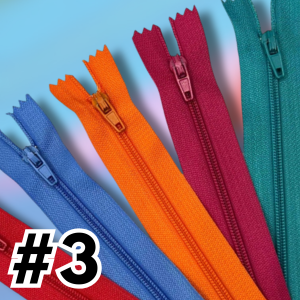 Zamek spiralny / żyłkowy #3 kordel